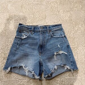 Abercrombie & Fitch Women's Denim High Rise Shorts